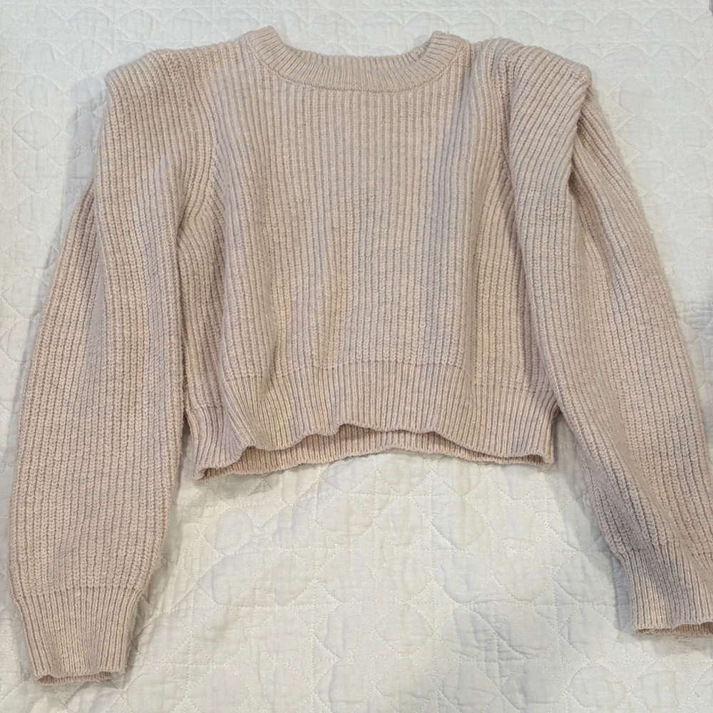 BB Dakota by Steve Madden Blush Pink Sweater